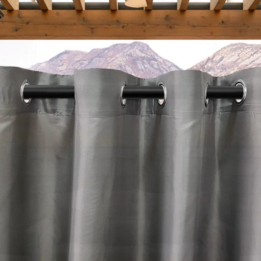 Rideau exterieur polyester protection solaire terrasse MonUniversRideau