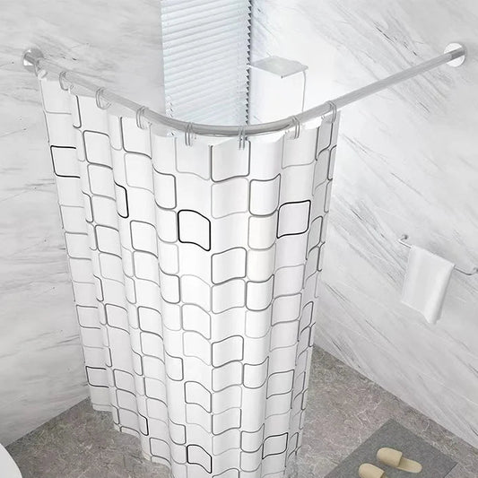 Tringle douche angle sans percage Arcora inox, MonUniversRideau