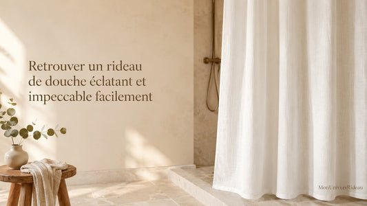 Comment blanchir un rideau de douche jauni 