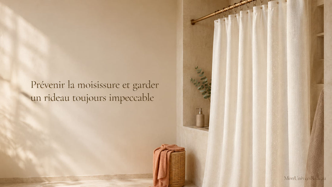 Comment éviter et enlever la moisissure sur un rideau de douche