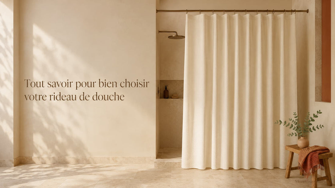 Guide complet du rideau de douche  matière, taille, barre et entretien