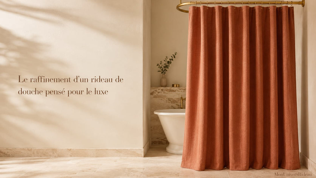 Rideau de douche haut de gamme  comment choisir le luxe 