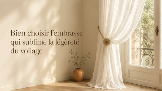 quel embrasse rideau pour des voilages