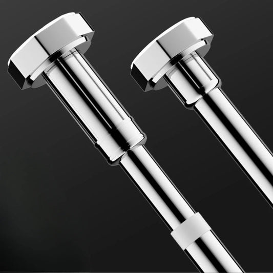 Tringle telescopique inox installee salle de bain MonUniversRideau