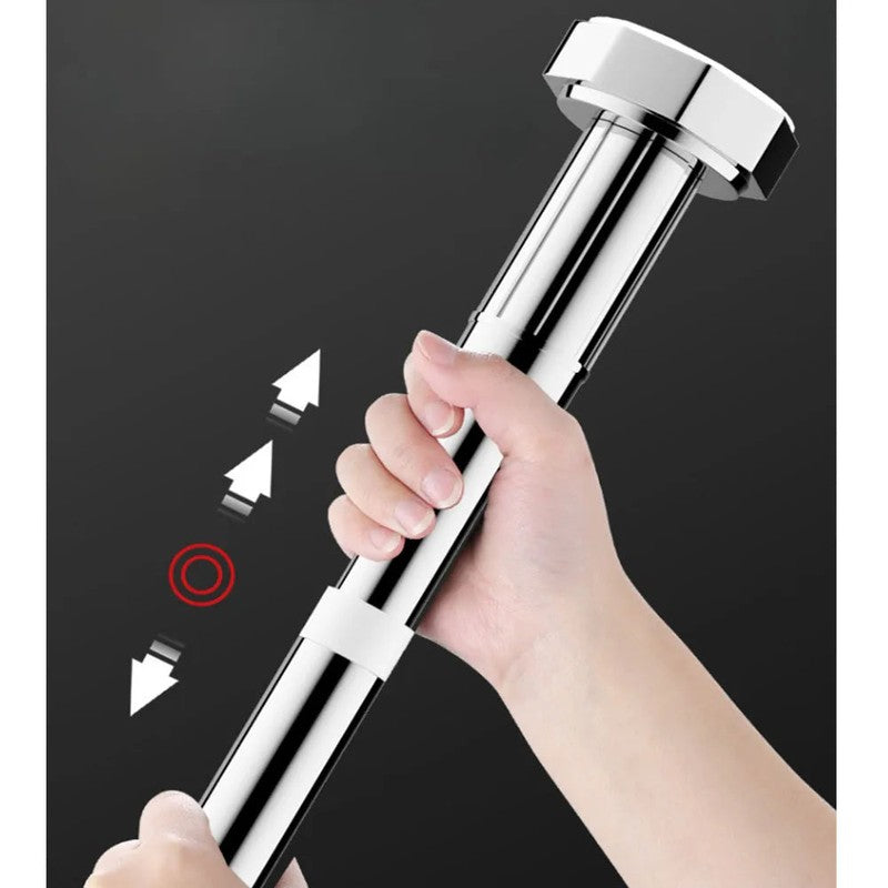 Detail mecanisme tension barre telescopique inox MonUniversRideau