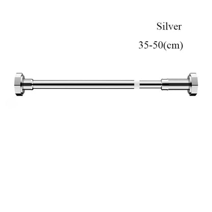Barre sans percer inox brosse finition argent MonUniversRideau