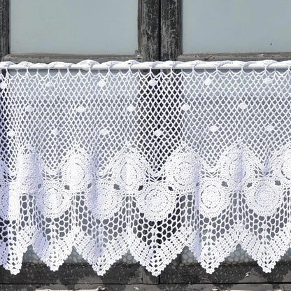 Brise-bise macrame dentelle lumiere filtree fenetre MonUniversRideau