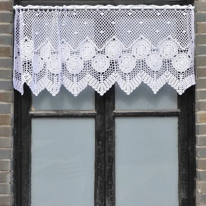 Brise-bise macrame dentelle style vintage interieur MonUniversRideau