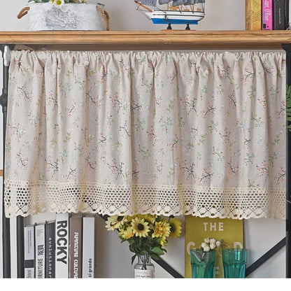 Brise-bise coton Kiori style wabi-sabi interieur naturel MonUniversRideau