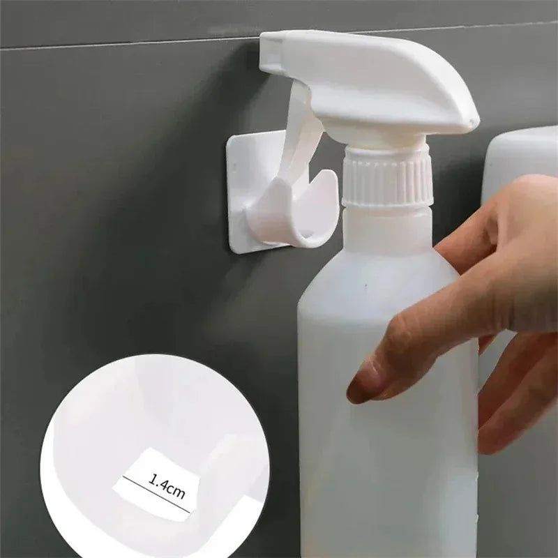 Crochet transparent fixe sur mur lisse MonUniversRideau