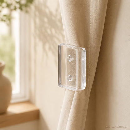 Crochets Adhesifs Transparents - Fixiva