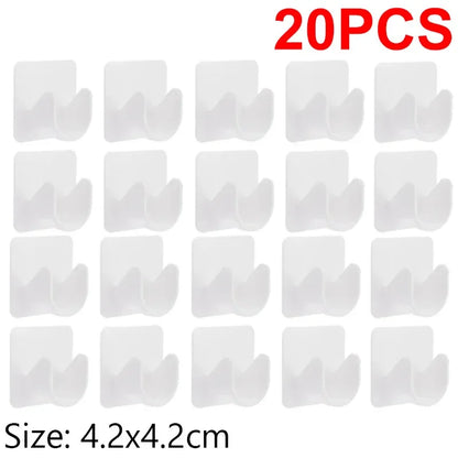 Dimensions crochet adhesif transparent rideau MonUniversRideau