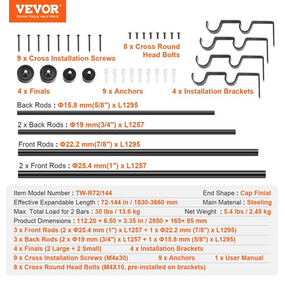 Kit visserie chevilles guide montage Duostria MonUniversRideau
