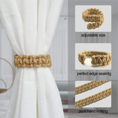 Embrasse macrame Jutelia compatible panneau japonais MonUniversRideau