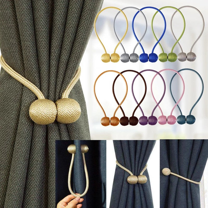 Embrasse magnetique boule multicolore Bolomag coloris blanc MonUniversRideau