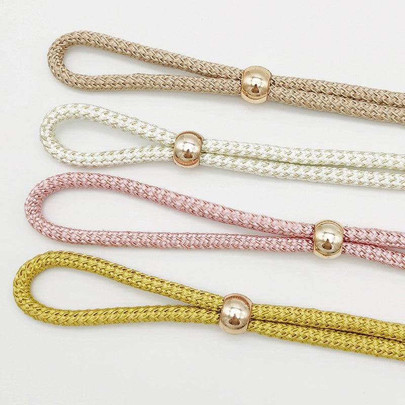 Embrasse perle multicolore rideau voilage beige MonUniversRideau