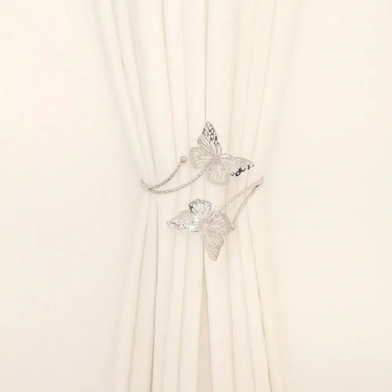 Embrasse rideau doree forme papillon detail sculpte MonUniversRideau