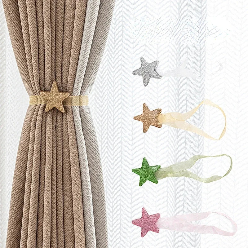 Embrasse rideau Starfix motif etoile de mer vue de face MonUniversRideau