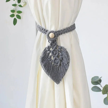 Embrasse rideau coton tresse style wabi-sabi MonUniversRideau
