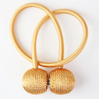 Embrasse Bolomag detail boule 3,3 cm polyester tisse MonUniversRideau