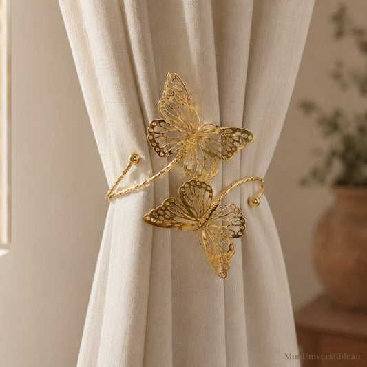 Embrasse Papillon Metal Dore | Papilior