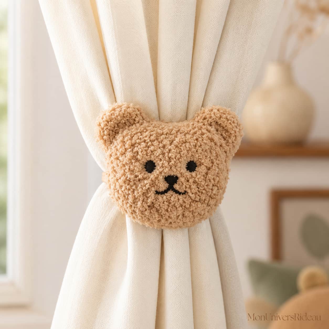 Embrasse rideau Enfant Ours Peluche - Nounours