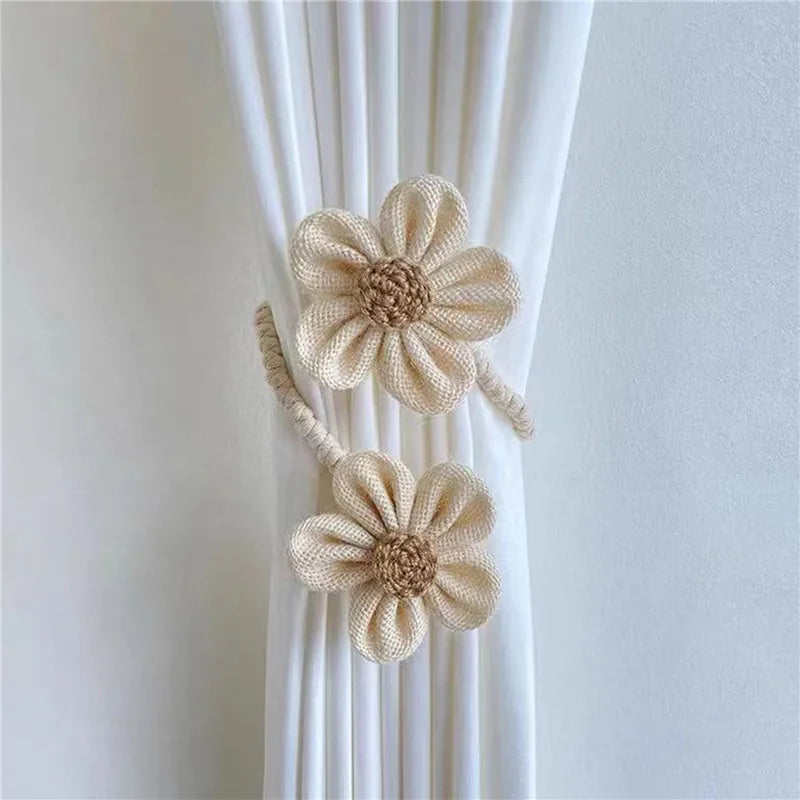 Embrasse rideau Woolia beige decoration fenetre naturelle MonUniversRideau