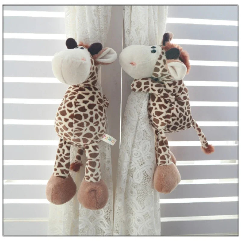 Embrasse rideau animaliers enfant Zooleo coloris dore MonUniversRideau