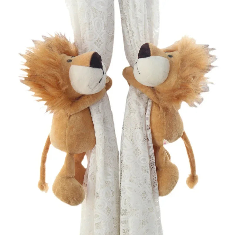 Embrasse rideau Zooleo motif animal chambre enfant argente MonUniversRideau
