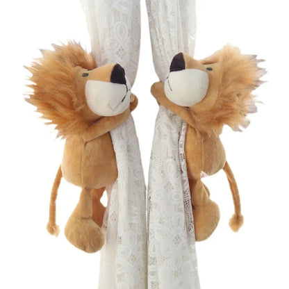 Embrasse rideau Zooleo motif animal chambre enfant argente MonUniversRideau