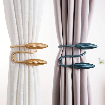 Detail texture torsade embrasse rideau elegante MonUniversRideau