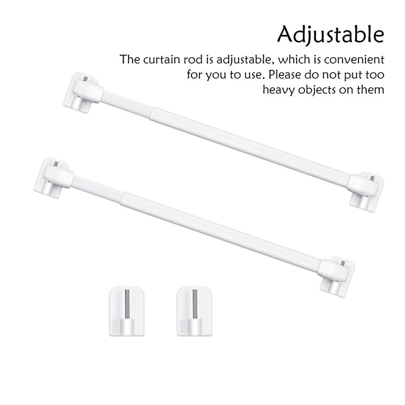 Tringle extensible 40 70 cm avec crochets autocollants MonUniversRideau