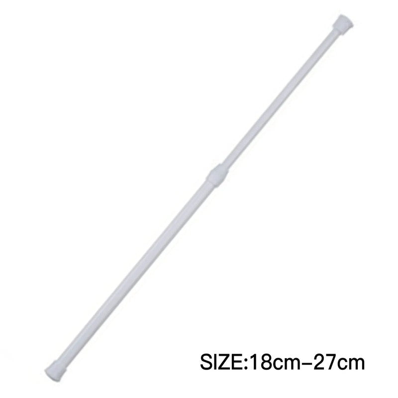 Mini tringle sans percage avec voilage blanc MonUniversRideau