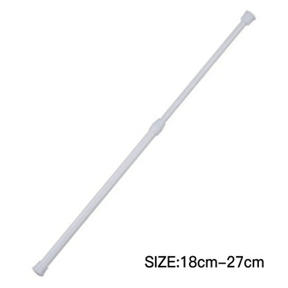 Mini tringle sans percage avec voilage blanc MonUniversRideau