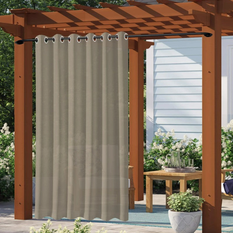 Rideau outdoor polyester impermeable coloris uni MonUniversRideau