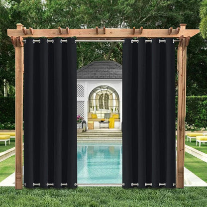 Installation rideau Forteo sur tringle exterieure, MonUniversRideau