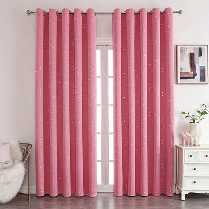 Rideau etoile chambre enfant style galactique MonUniversRideau