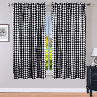 Rideau vichy carreaux interieur lumineux MonUniversRideau