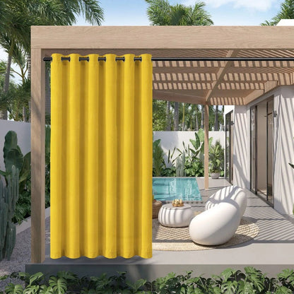 Rideau d'exterieur impermeable espace veranda MonUniversRideau