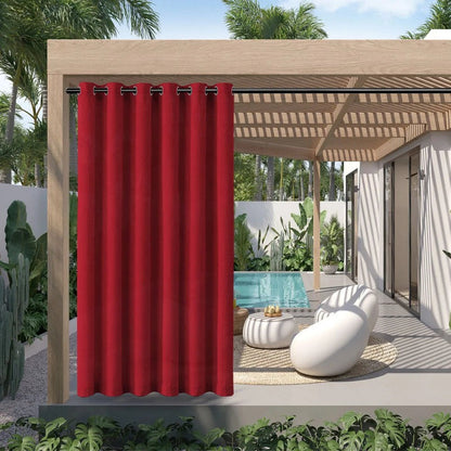 Rideau exterieur waterproof tombe elegant terrasse MonUniversRideau