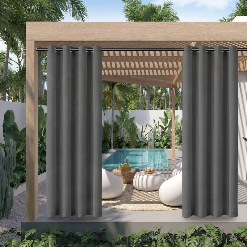 Rideau outdoor filtrage lumineux terrasse ensoleillee MonUniversRideau