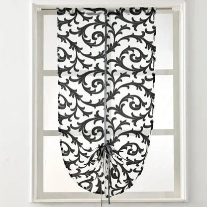Passage de tringle fixation brise-bise jacquard Romantea MonUniversRideau