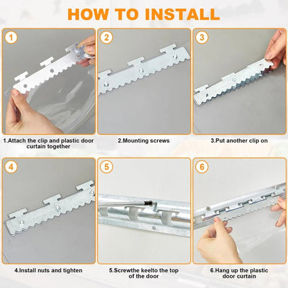 Rideau PVC garage atelier coupe-vent MonUniversRideau