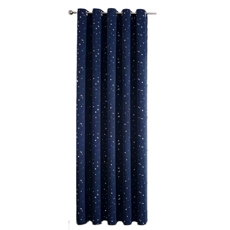 Rideau etoile enfant lavable machine polyester MonUniversRideau