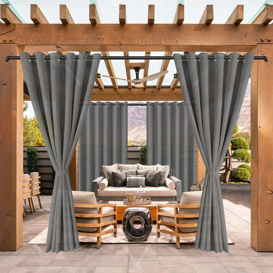 Rideaux exterieurs anti-UV Patieo lot 2 pergola MonUniversRideau
