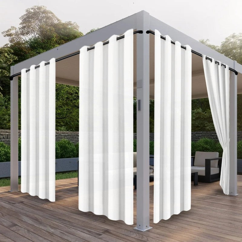 Rideau exterieur waterproof Soleia veranda detail tissu MonUniversRideau