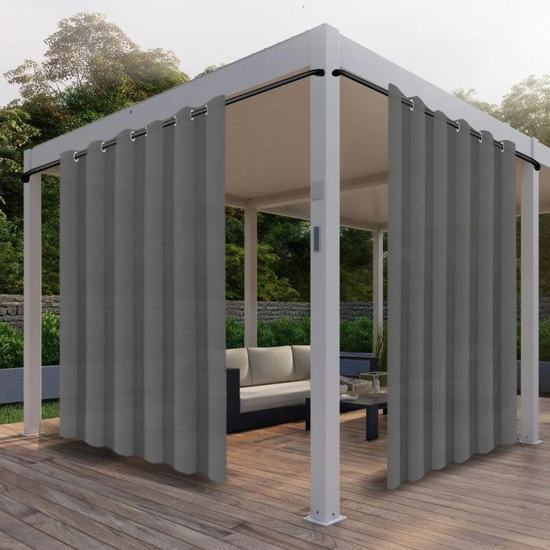 Rideaux Soleia pergola alu ambiance deco moderne MonUniversRideau