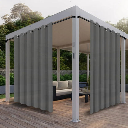 Rideaux Soleia pergola alu ambiance deco moderne MonUniversRideau