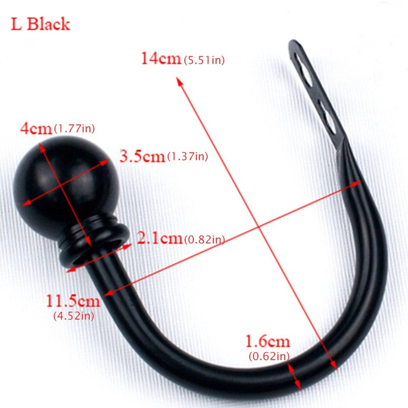 Support rideau metal taille L 11,5 cm MonUniversRideau