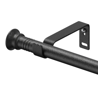 Tringle rideau ajustable noire extensible Ajustia MonUniversRideau